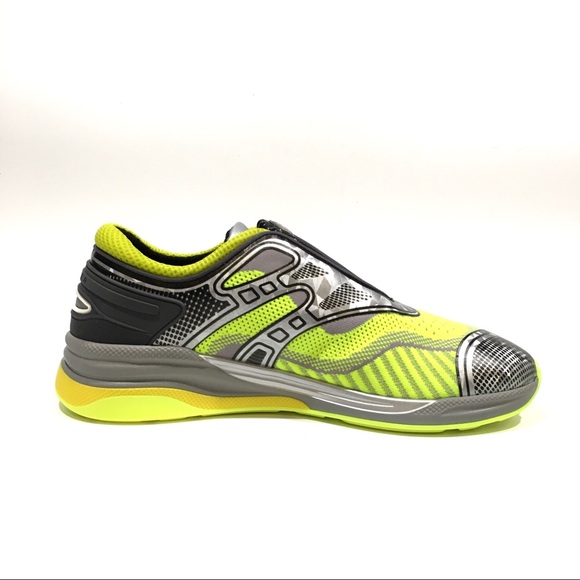GUCCI Ultrapace R Sneakers -Yellow / Grey -Men’s US 9 -NEW - Picture 7 of 10